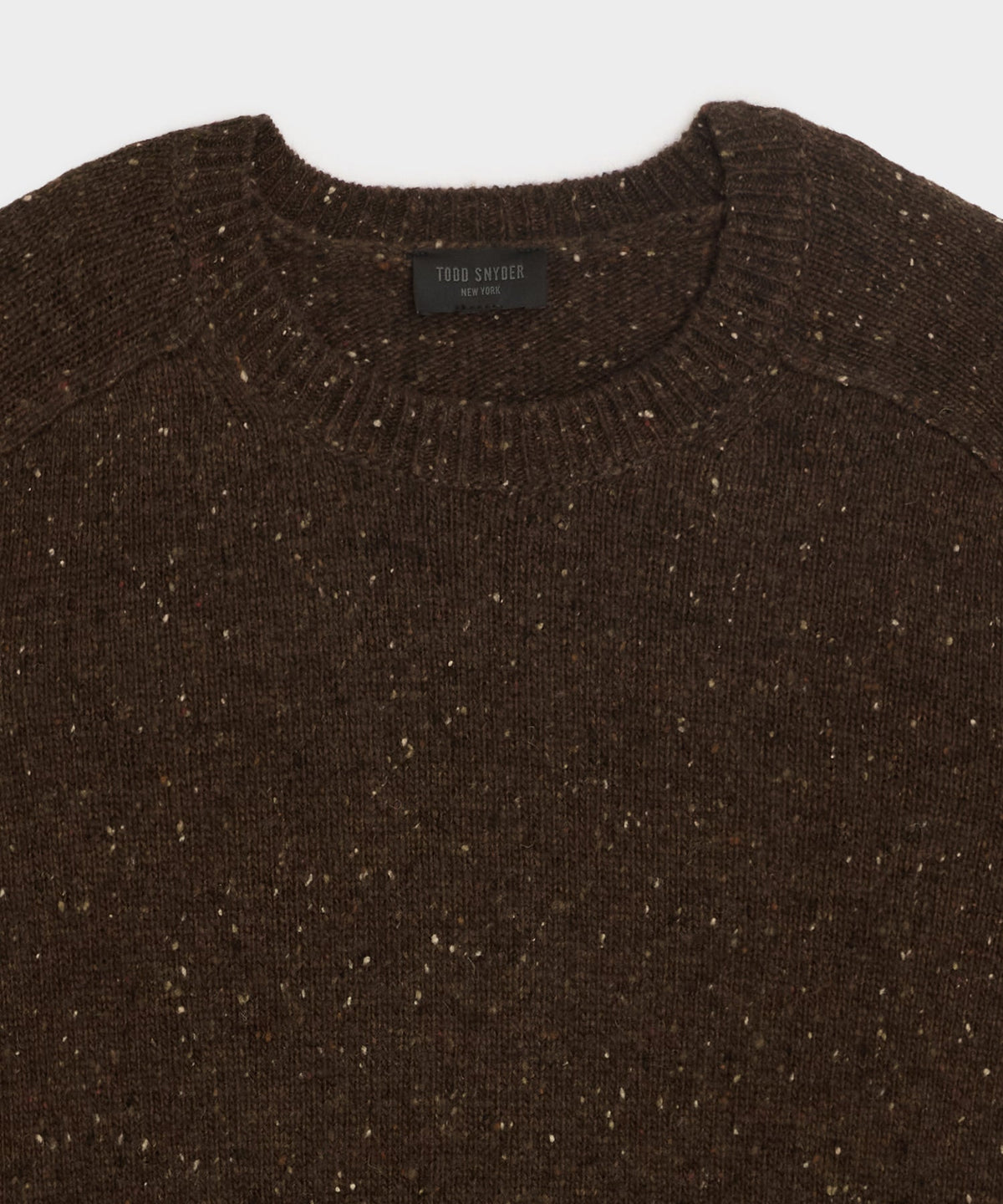 Donegal Crewneck Sweater - Espresso Bean