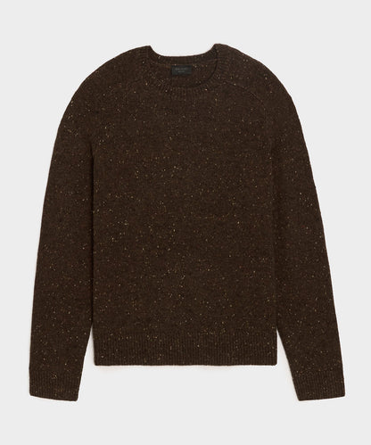 Donegal Crewneck Sweater - Espresso Bean