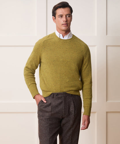 Donegal Crewneck Sweater - Lemongrass