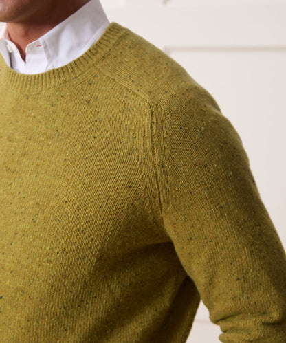 Donegal Crewneck Sweater - Lemongrass