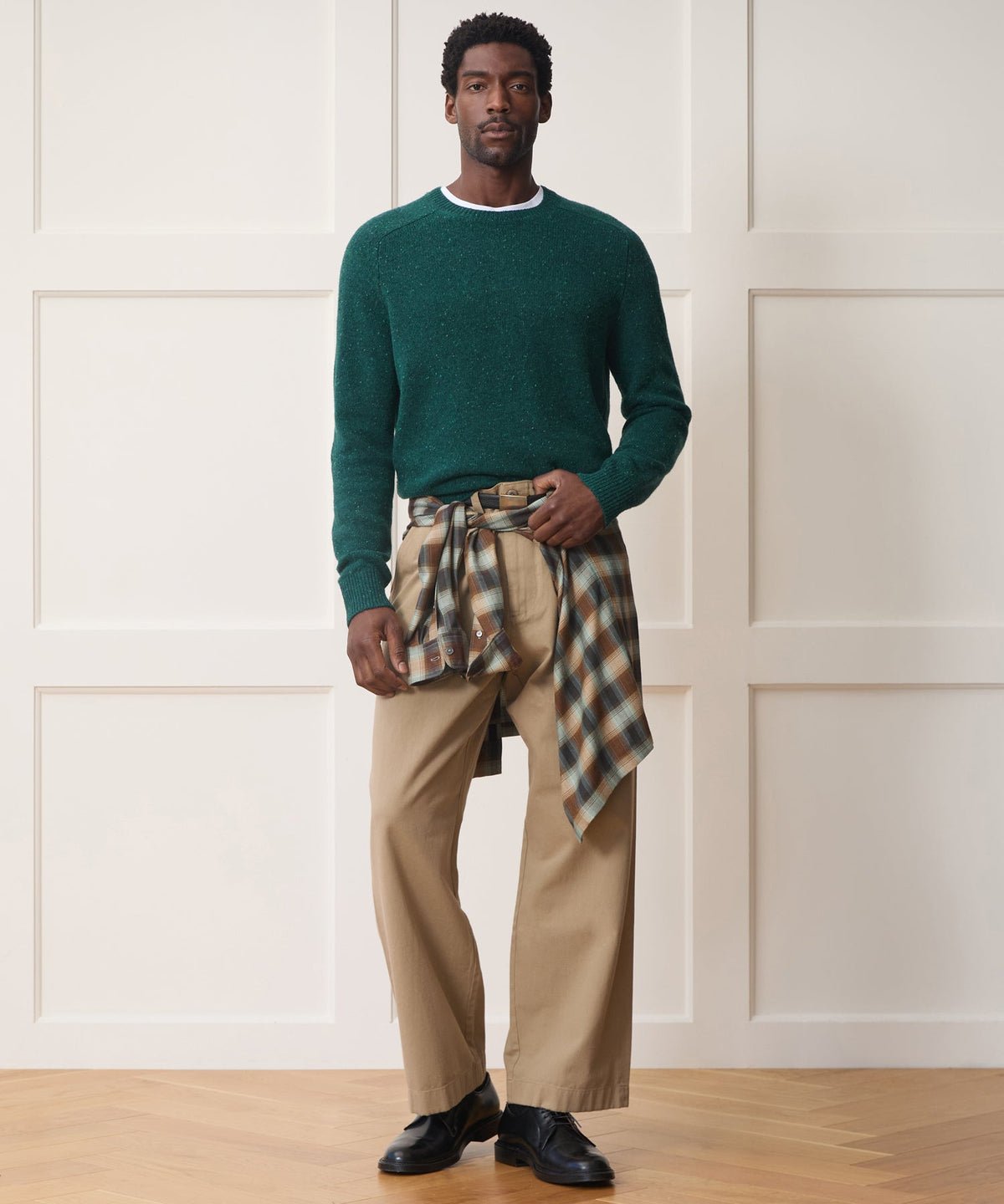 Donegal Crewneck Sweater - Teal