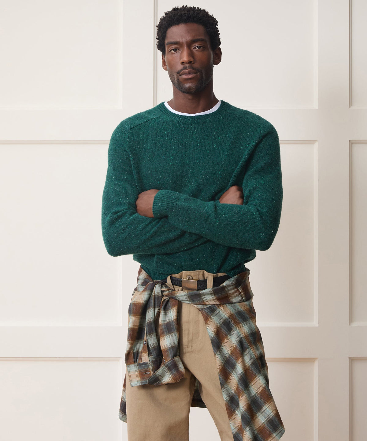 Donegal Crewneck Sweater - Teal