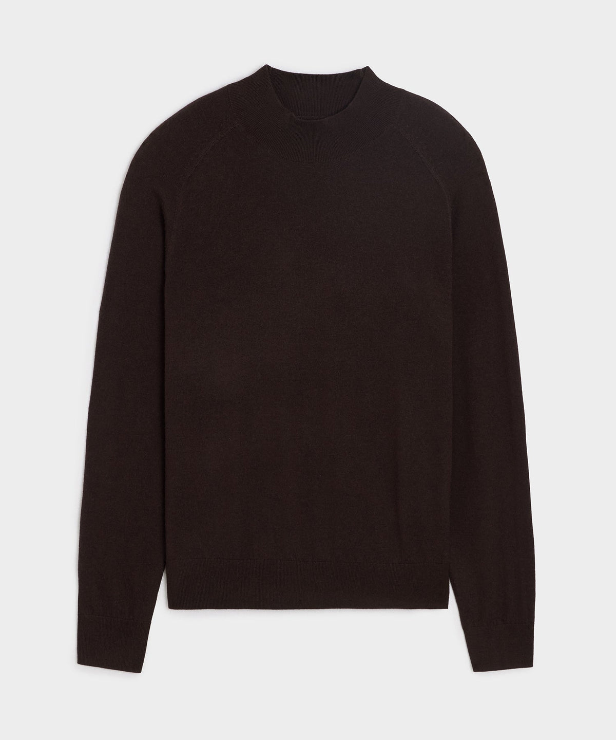 Merino Mockneck Sweater - Espresso Bean