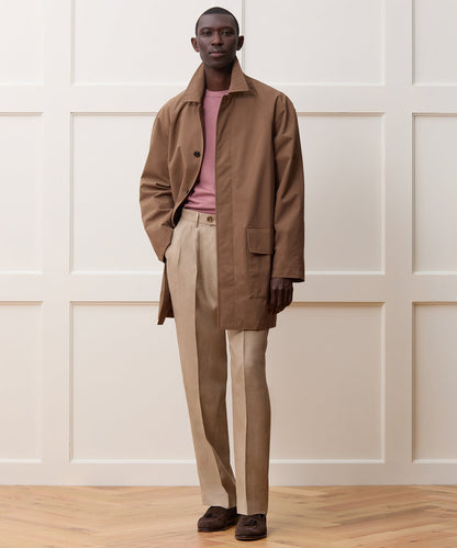 Mid-Length Mac Jacket - Brown