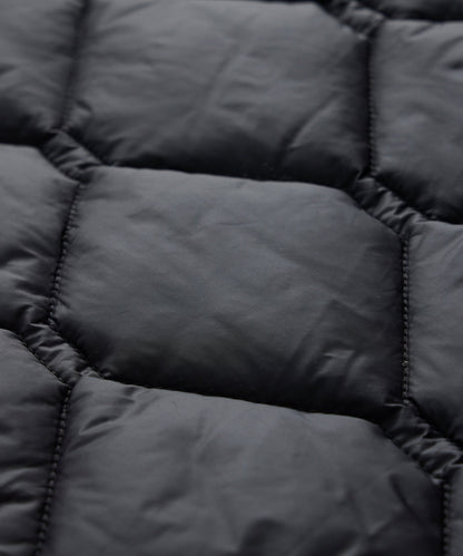 Convertible Quilted Gilet Vest - Black