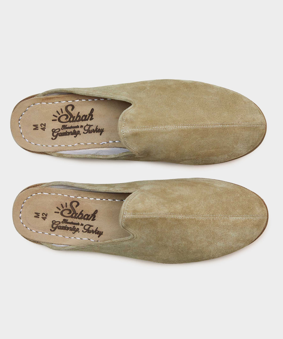 Sabah Suede Baba Slide - Olive