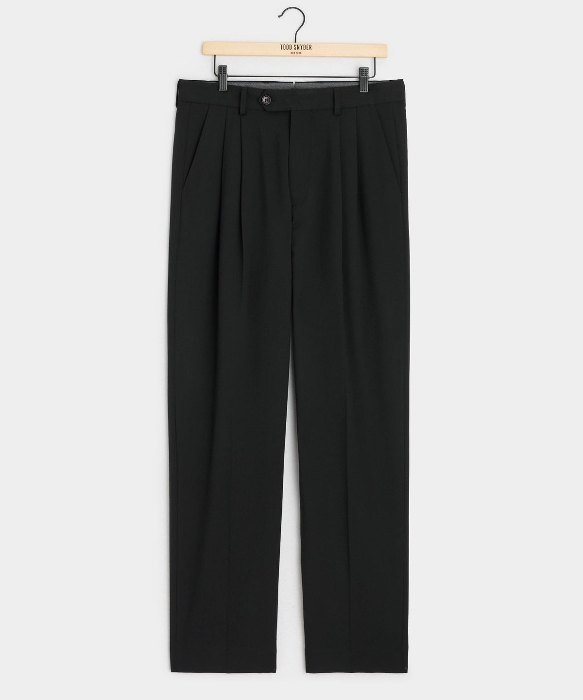 Italian Gabardine Wythe Trouser - Black