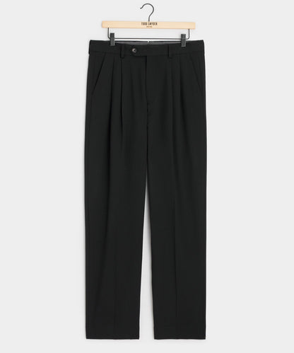 Italian Gabardine Wythe Trouser - Black