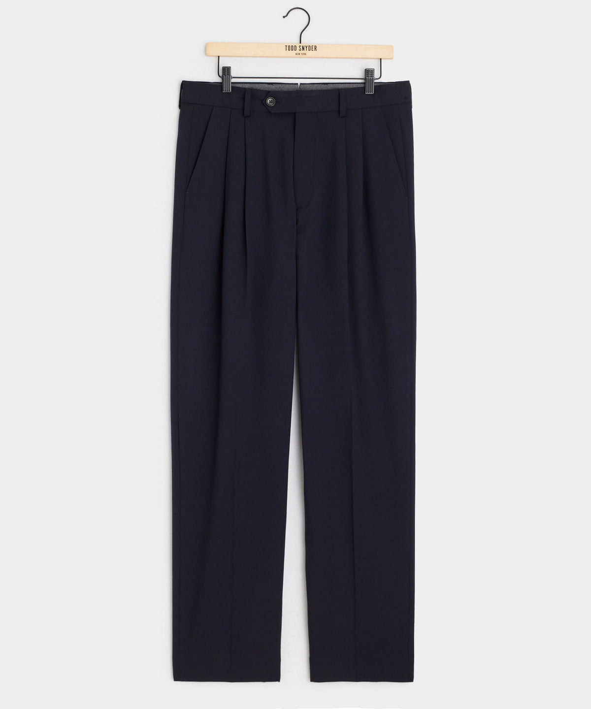Italian Gabardine Wythe Trouser - Navy
