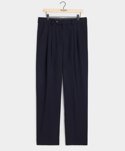 Italian Gabardine Wythe Trouser - Navy