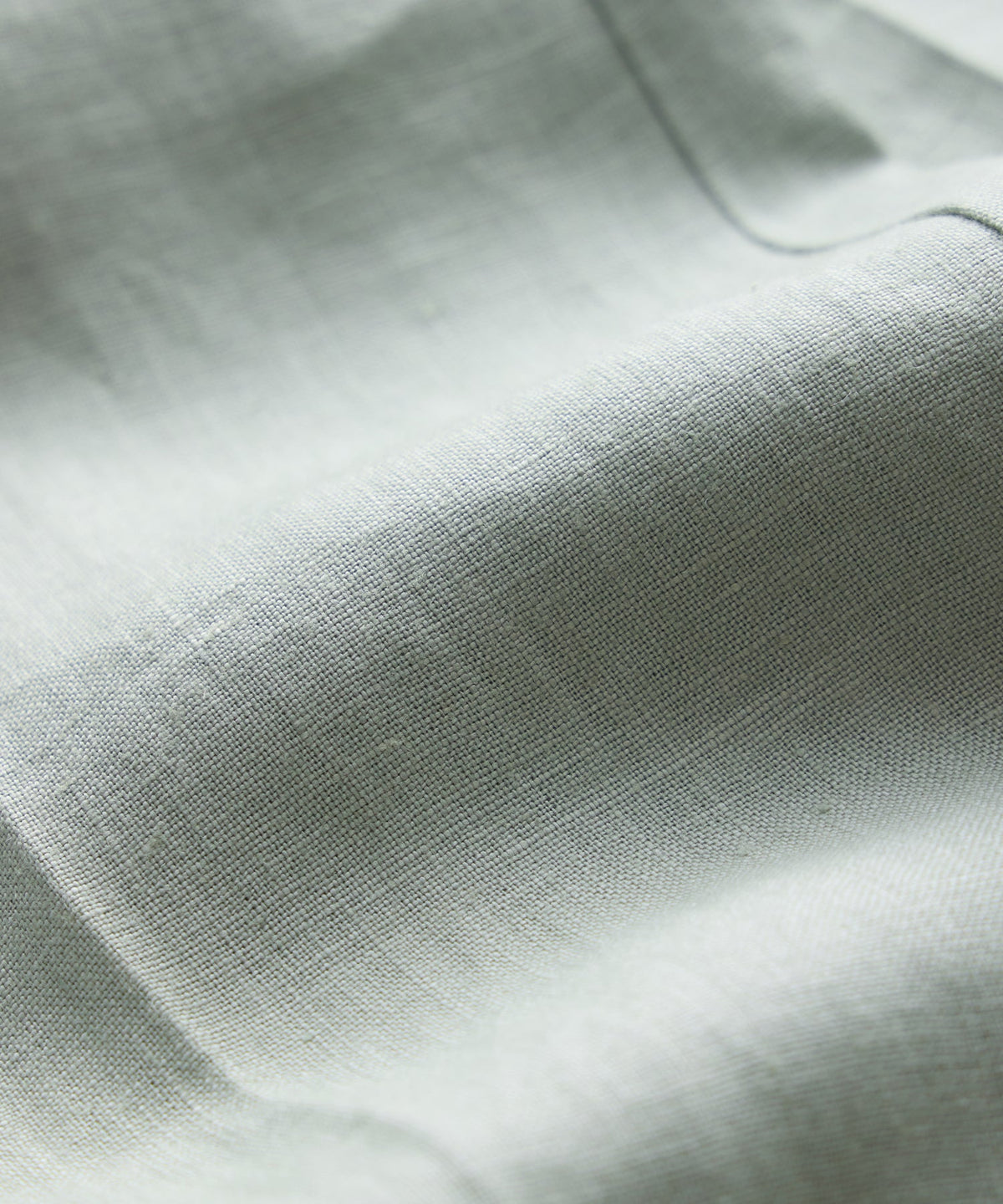 Irish Linen Side Tab Trouser - Dove Grey