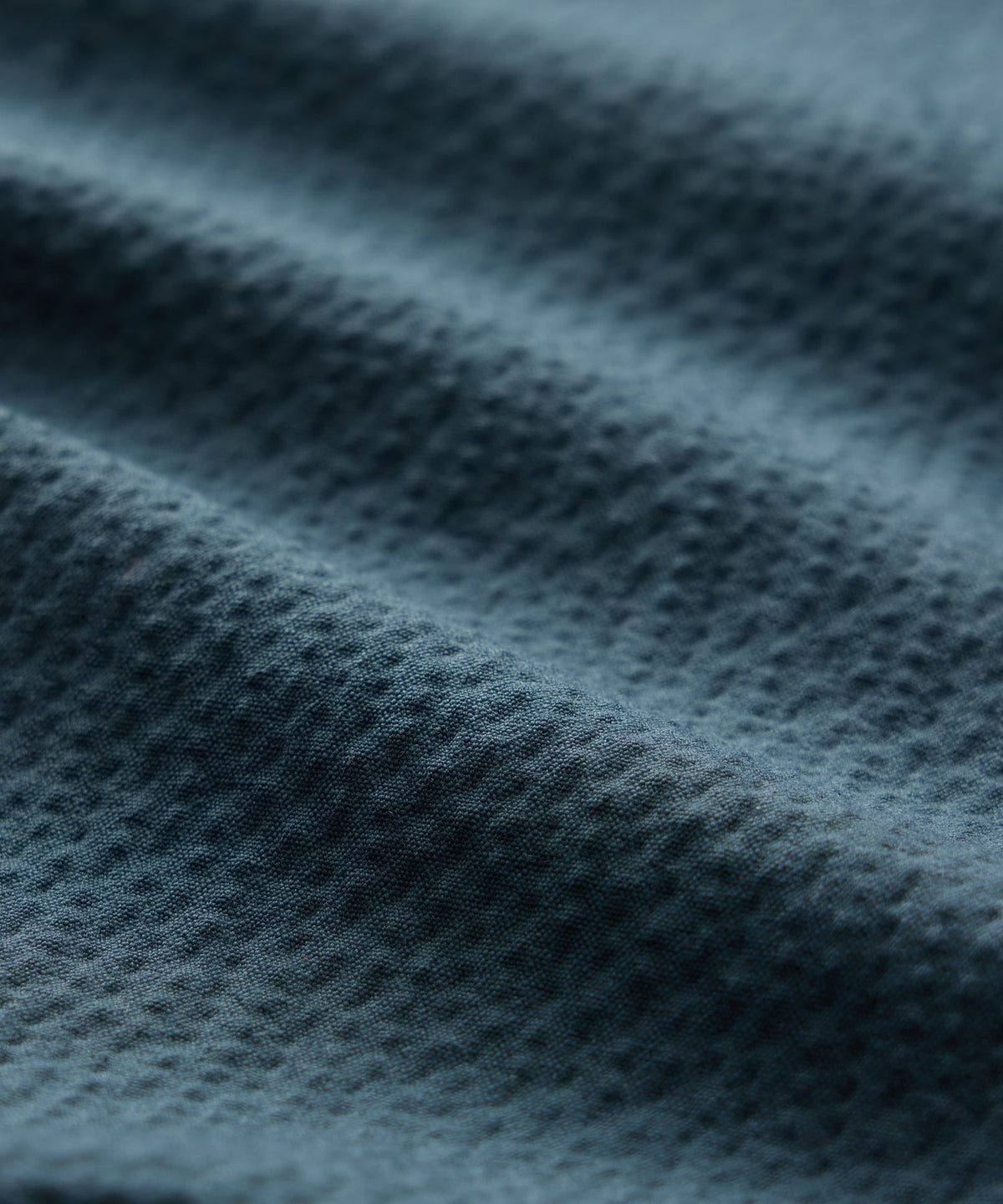 Italian Seersucker Side Tab Trouser - Antique Teal