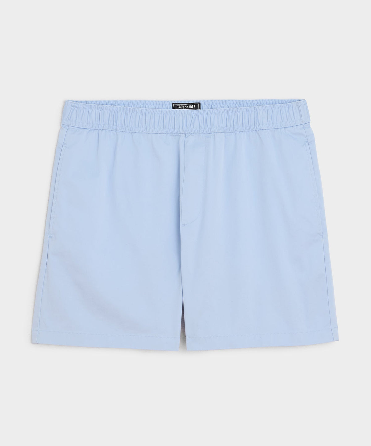 5" Poplin Short - Light Blue