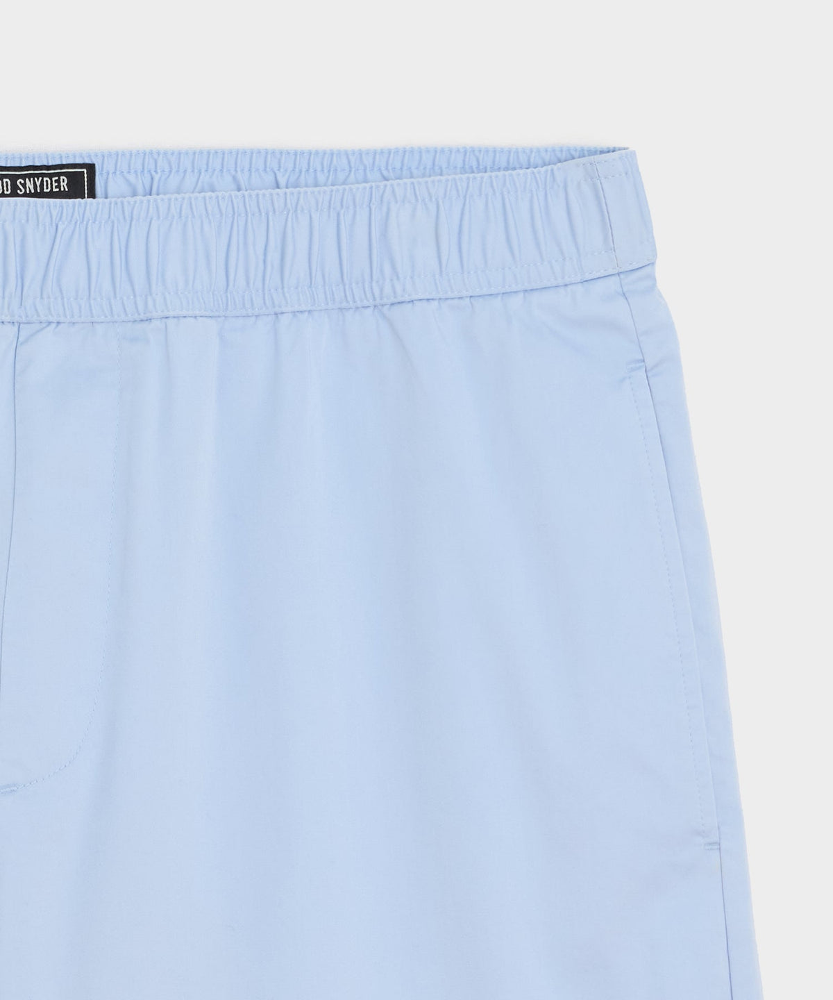 5" Poplin Short - Light Blue