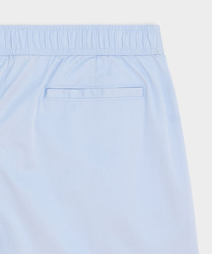 5" Poplin Short - Light Blue