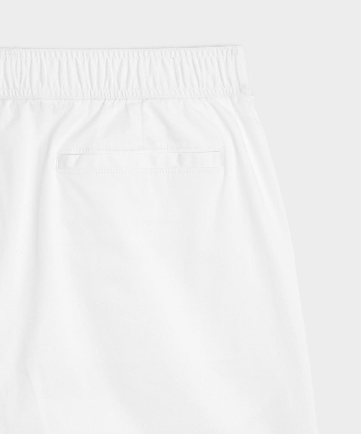 5" Poplin Short - White