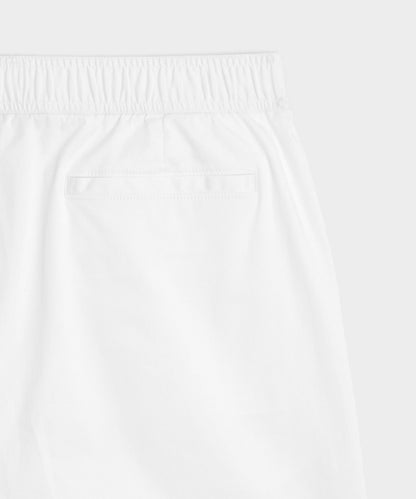 5" Poplin Short - White