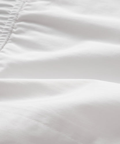 5" Poplin Short - White