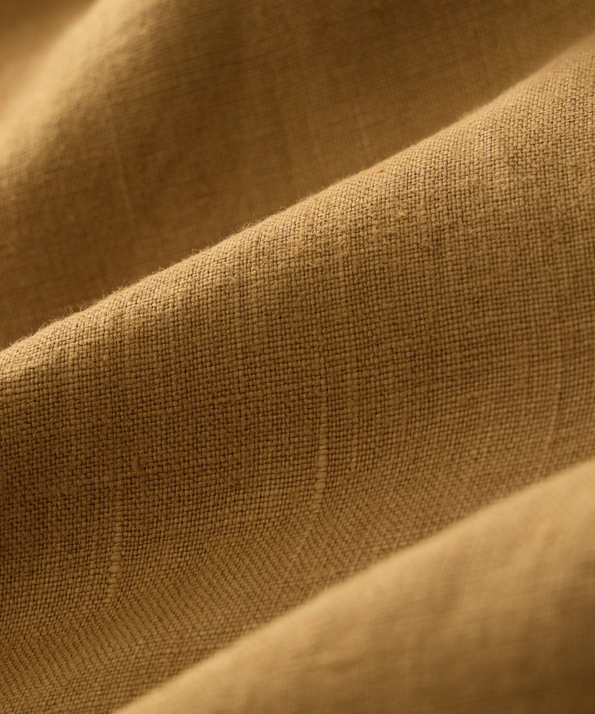 Straight Fit Linen Tab Trouser - Mojave Gold