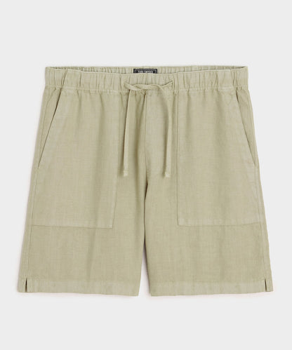 7" Linen Beach Short - Desert Sage