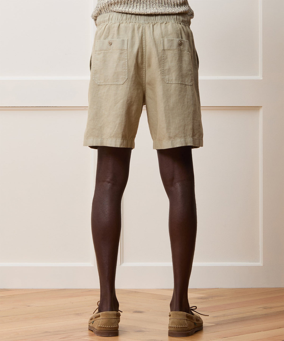 7" Linen Beach Short - Desert Sage