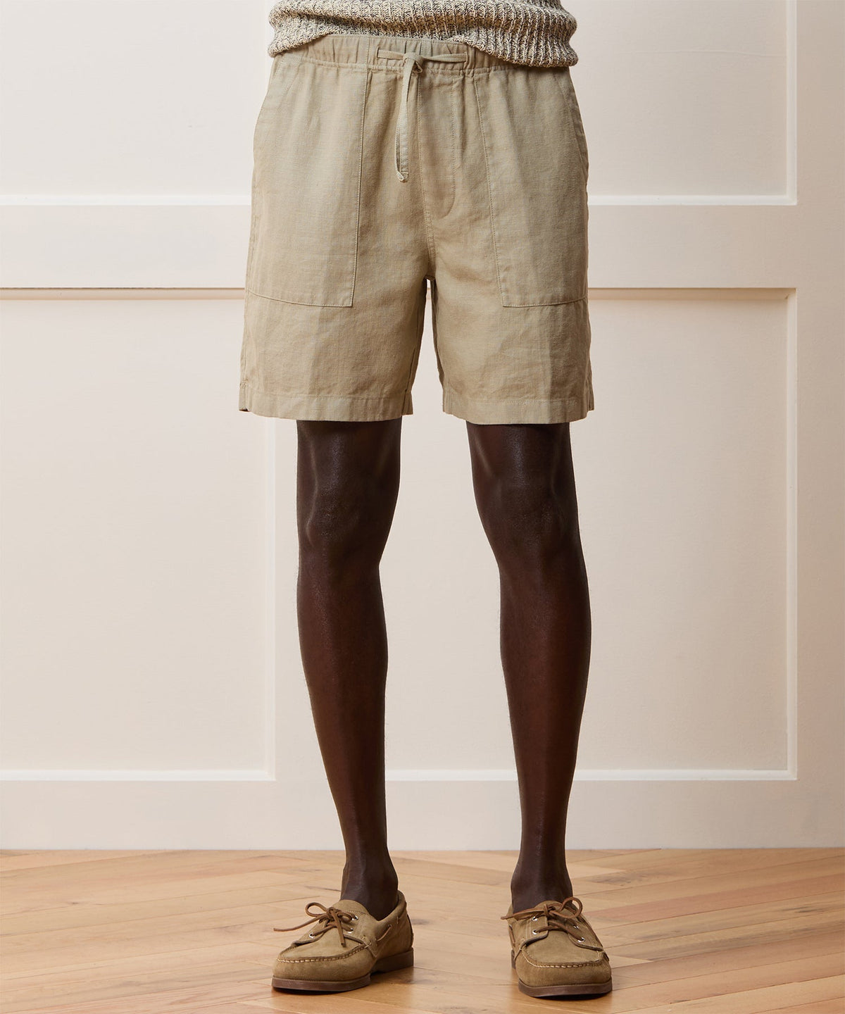 7" Linen Beach Short - Desert Sage
