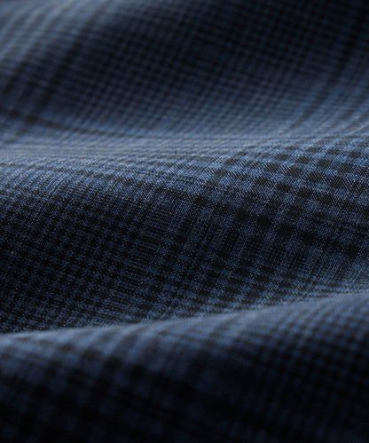 Italian Wool Side Elastic Trouser - Navy