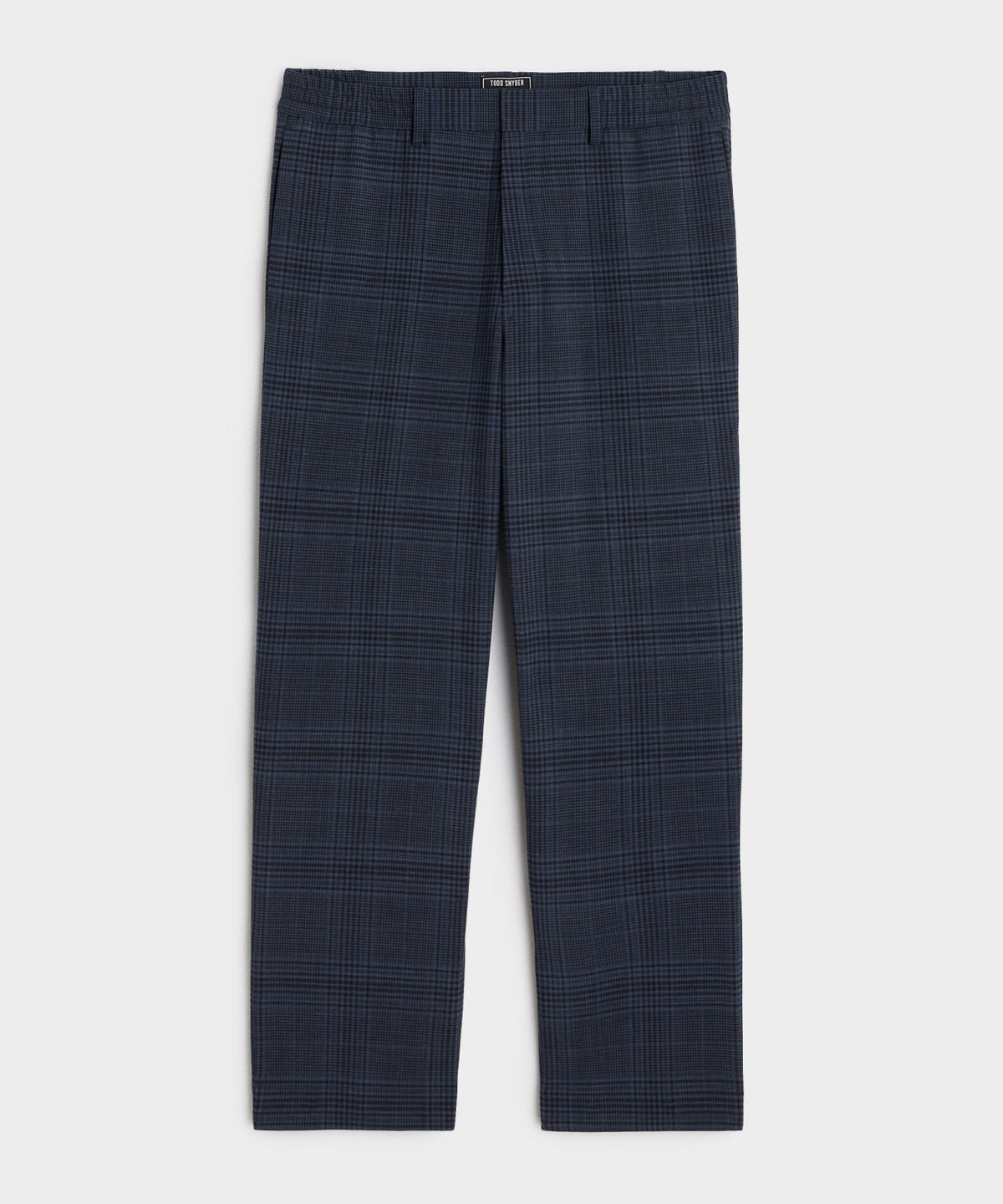 Italian Wool Side Elastic Trouser - Navy
