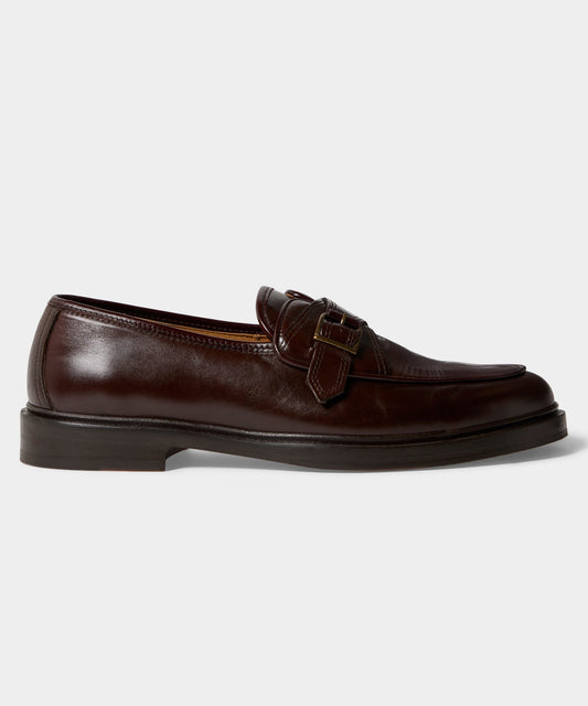 Jacques Solovière Serge Monk Strap Shoe - Brown