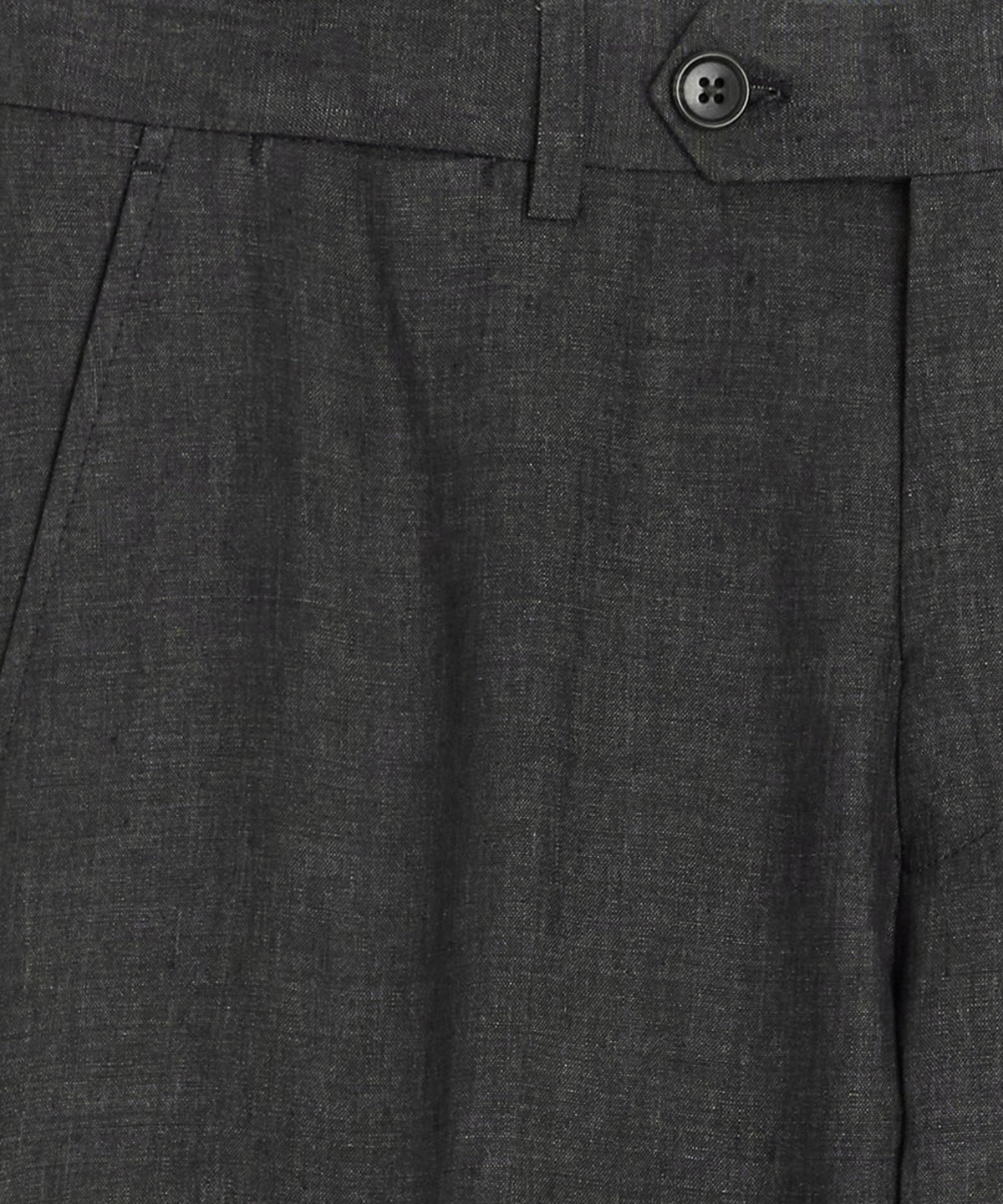 Italian Linen Sutton Trouser - Charcoal