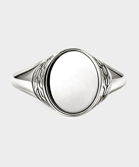 John Hardy Sterling Silver Icon 50 Ring - Silver