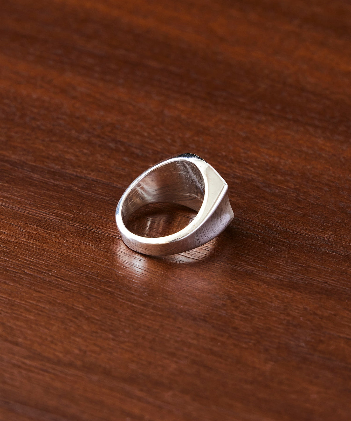 Foundwell Gable Signet Ring - Silver