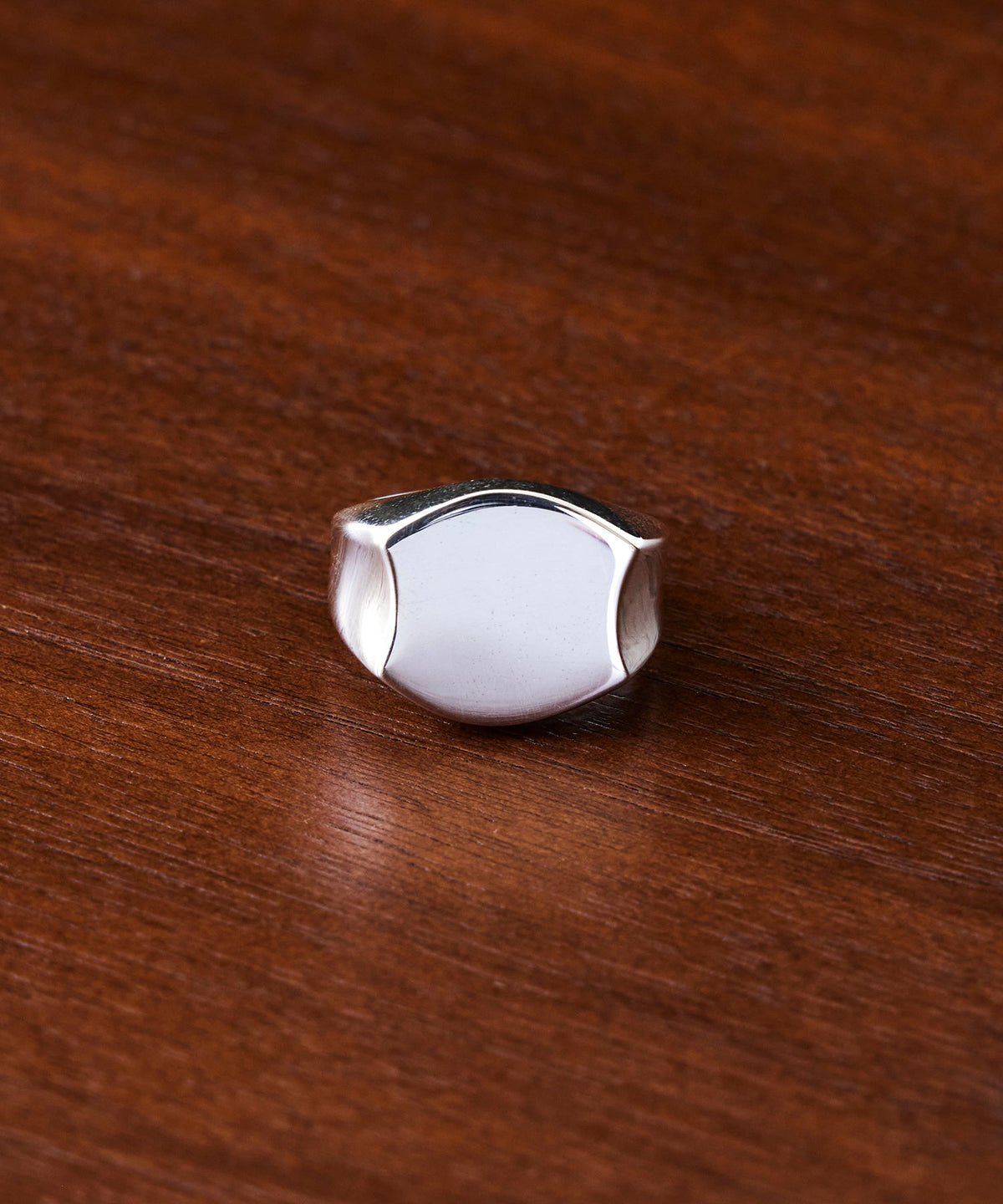 Foundwell Gable Signet Ring - Silver