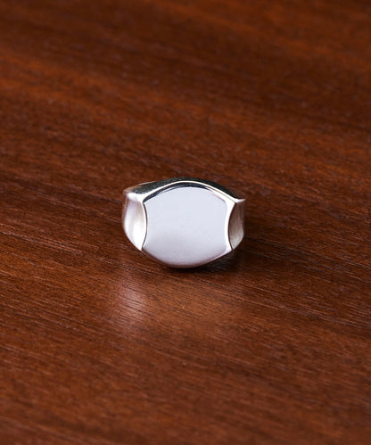 Foundwell Gable Signet Ring - Silver
