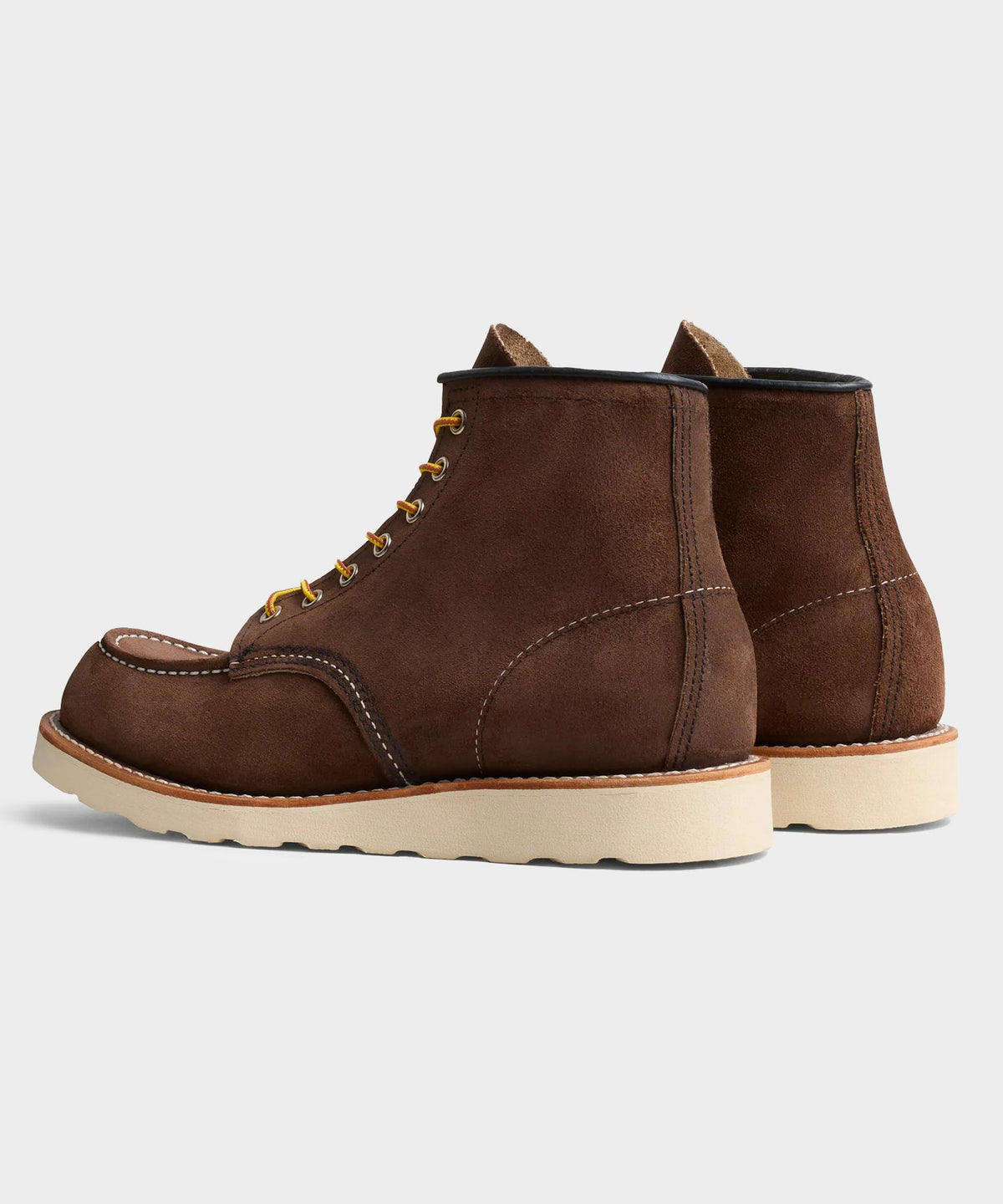 Red Wing 6-in Classic Suede Moc Boot - Dark Brown