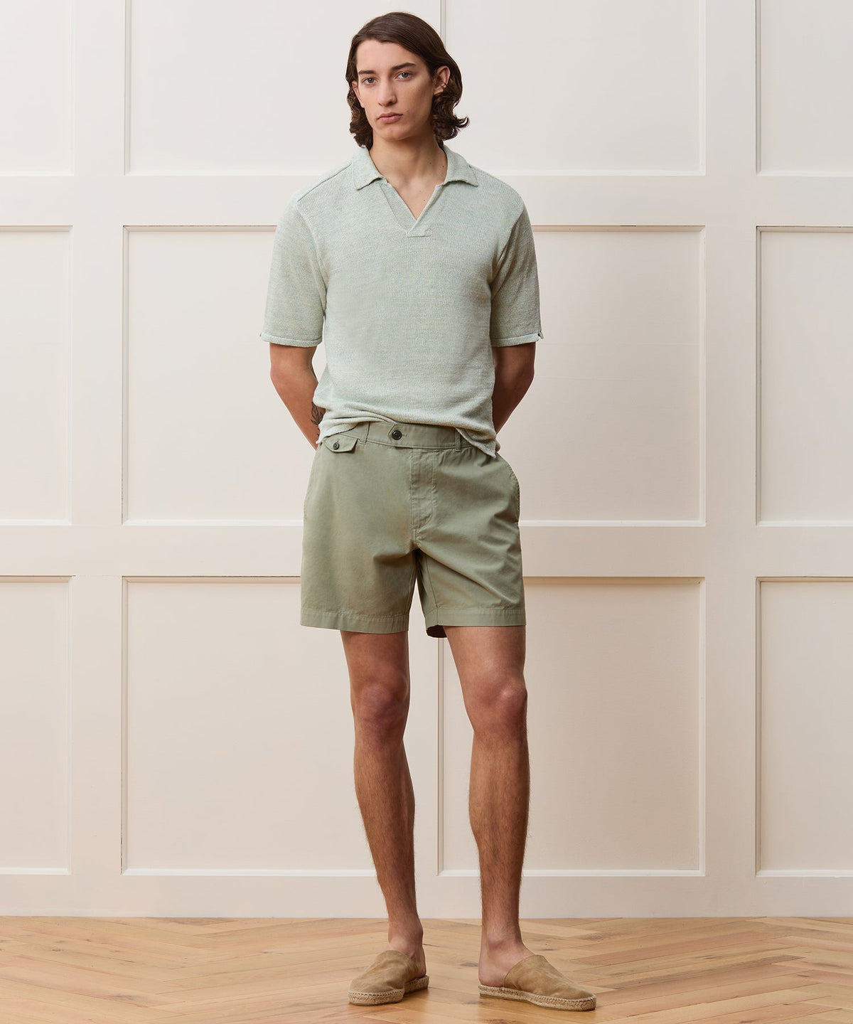 7" Chino Hudson Short - Green Sage