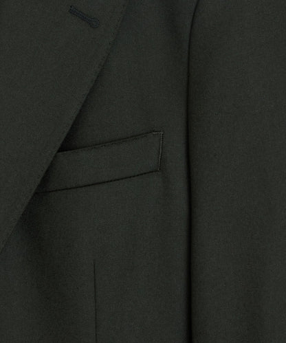 Italian Flannel Sutton Jacket - Emerald Green