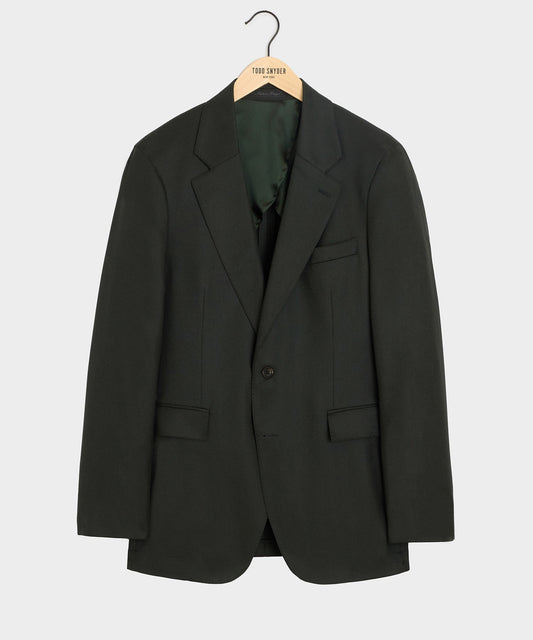Italian Flannel Sutton Jacket - Emerald Green
