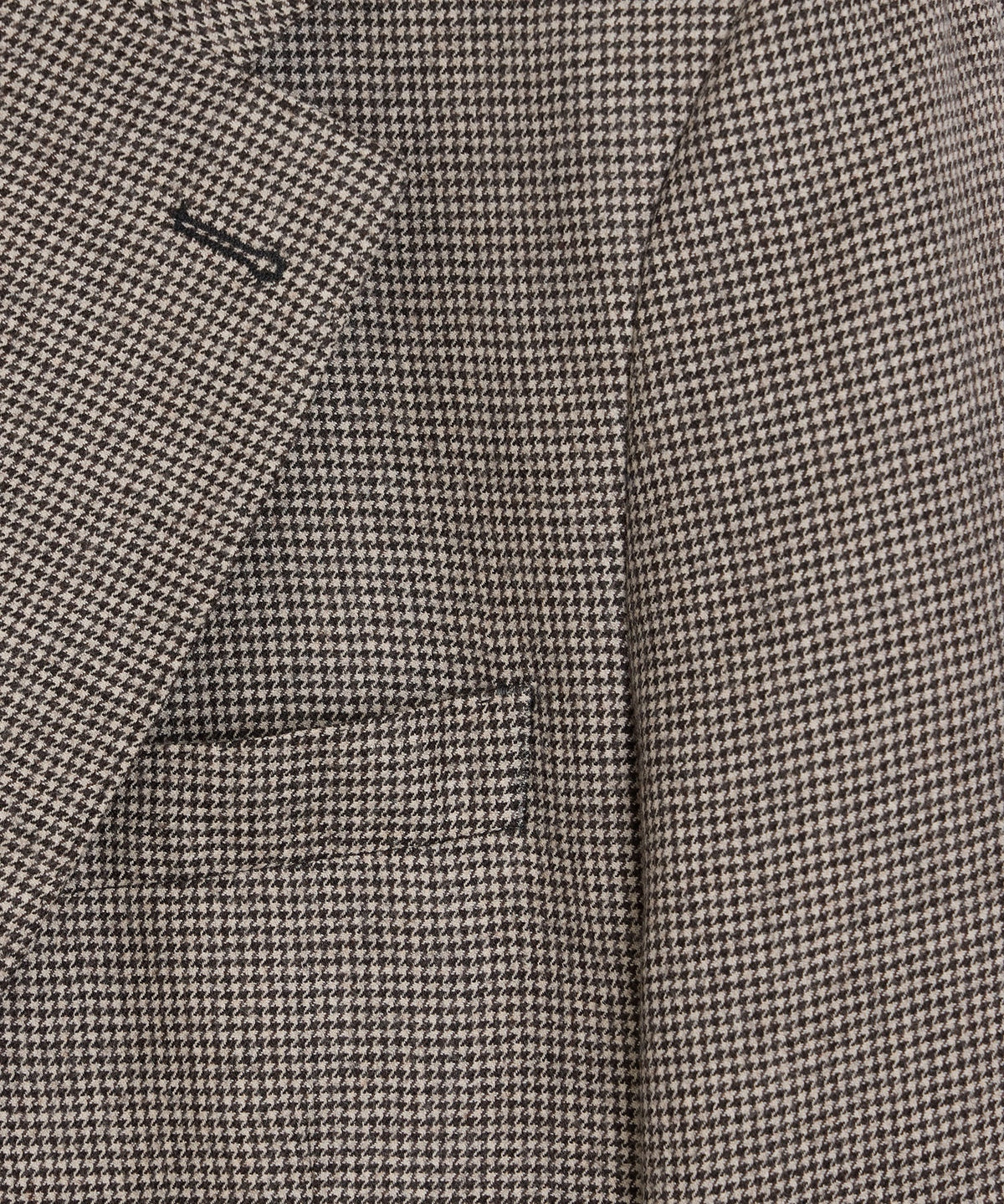 Italian Flannel Houndstooth Sutton Jacket - Cream