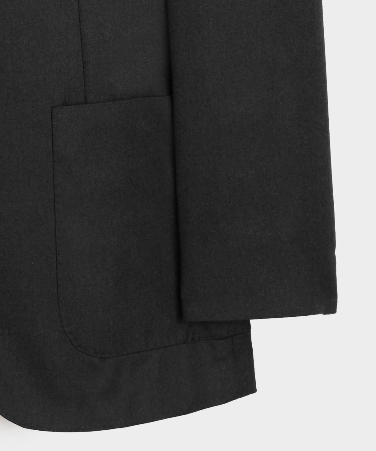 Italian Flannel Madison Jacket - Charcoal