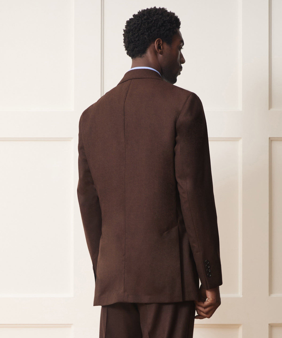Italian Flannel Madison Jacket - Hazelnut