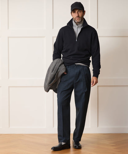 Italian Jaspe Camp Pant - Navy