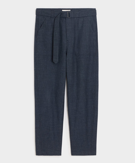 Italian Jaspe Camp Pant - Navy