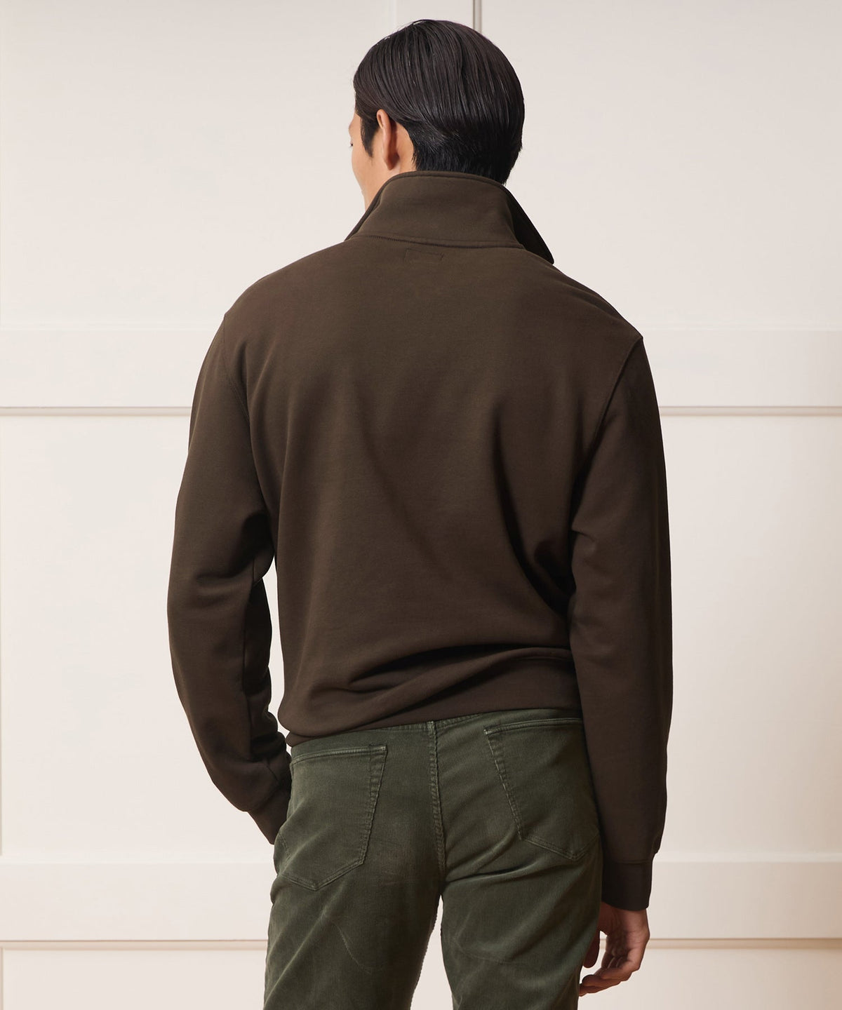 Foundation Quarter-Zip Sweatshirt - Dark Mocha