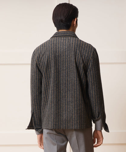 Knit Utility Shirt - Grey