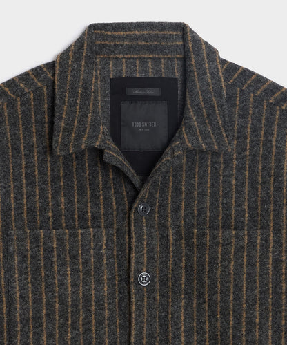 Knit Utility Shirt - Grey