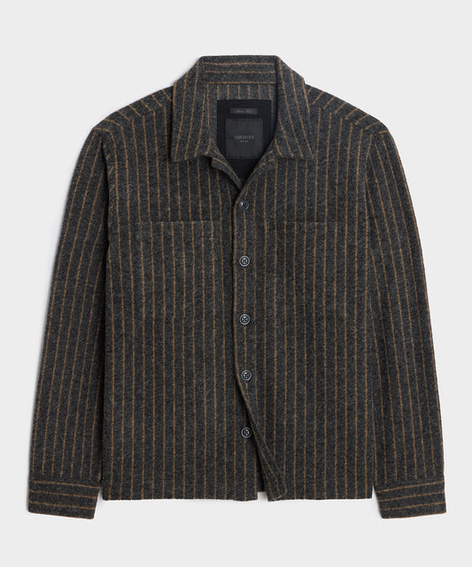 Knit Utility Shirt - Grey