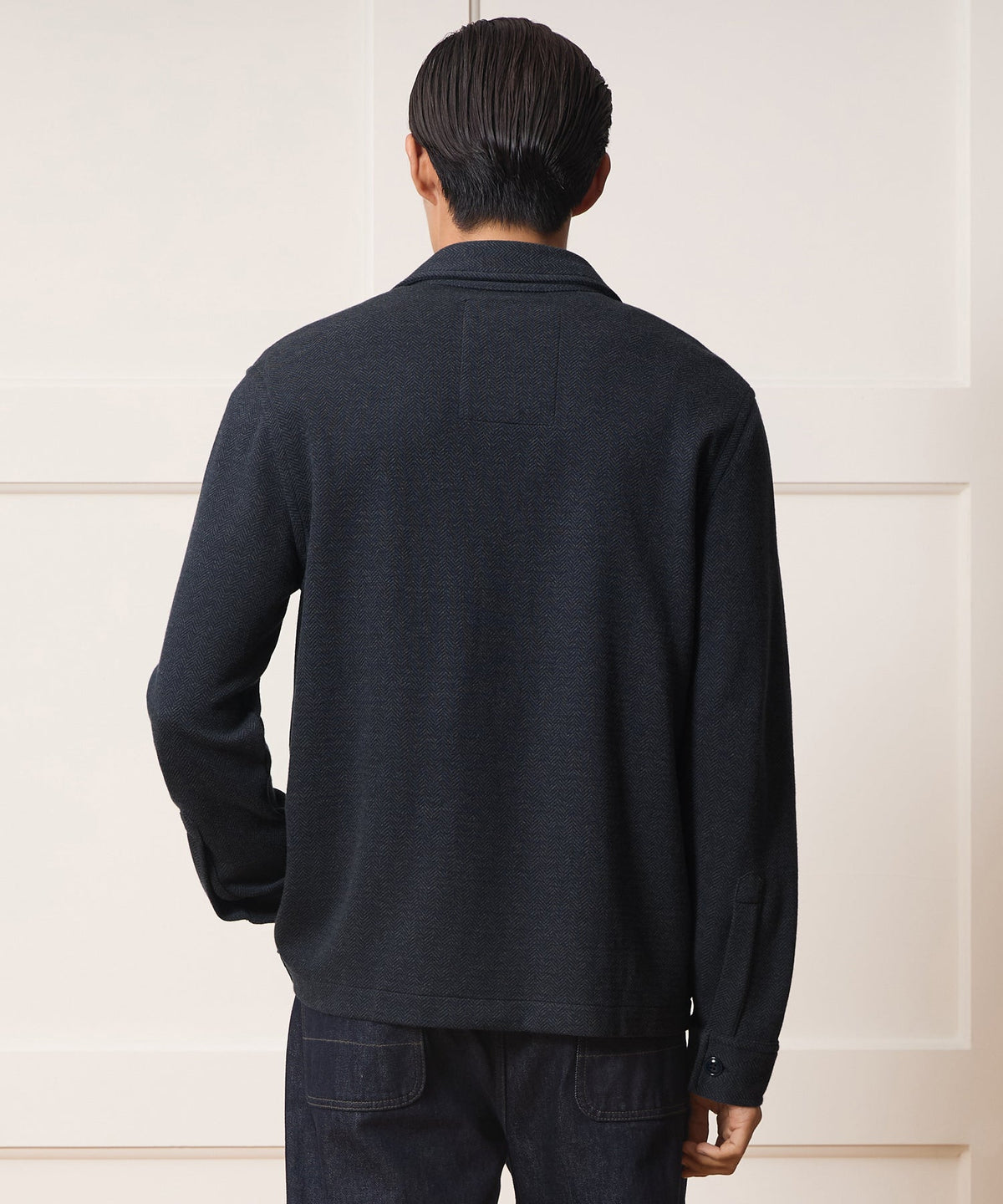 Knit Utility Shirt - Navy