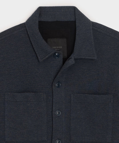 Knit Utility Shirt - Navy