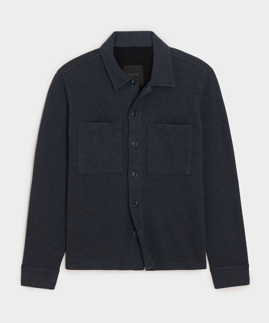 Knit Utility Shirt - Navy